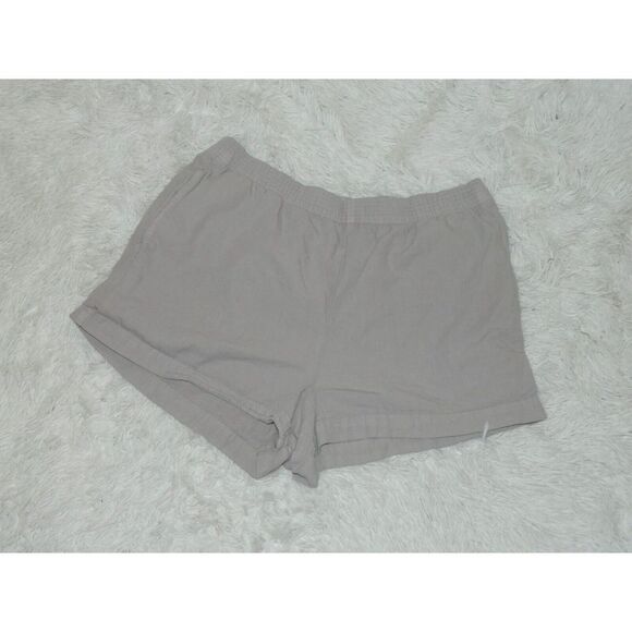 Wilfred Aritzia Shorts Purple Gelato Linen  Plus Size 1X Pockets Pull On - Picture 3 of 10